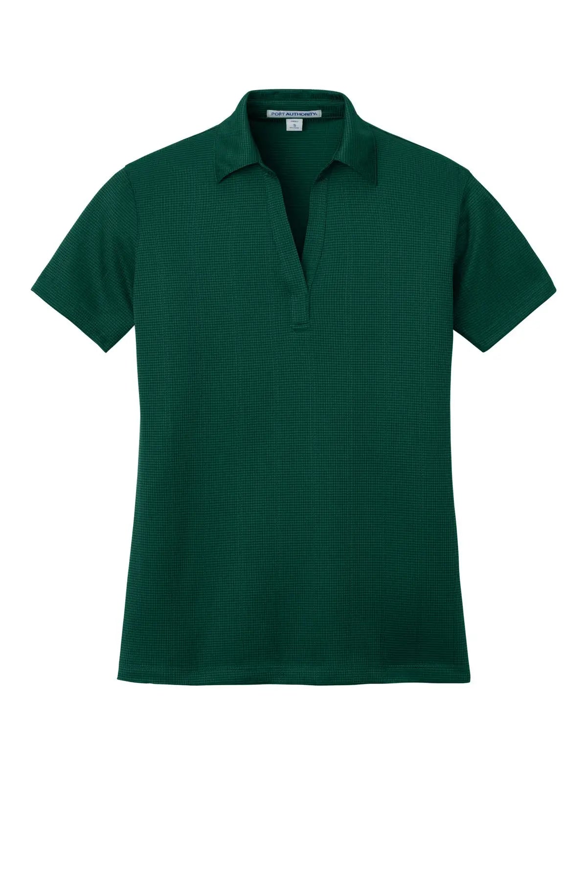 Port Authority L528 Women’s Performance Fine Jacquard Polo - Green Glen