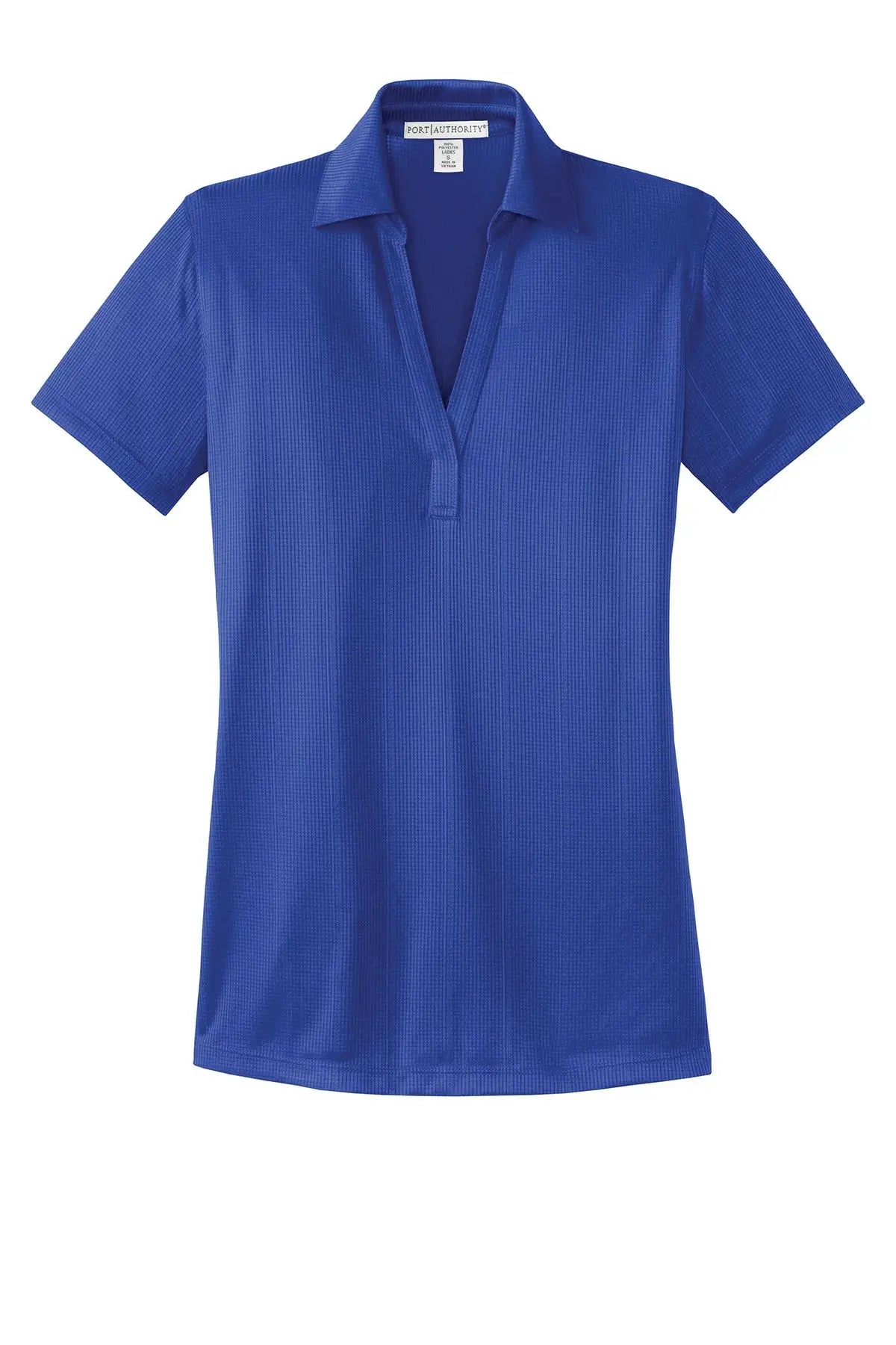 Port Authority L528 Women’s Performance Fine Jacquard Polo - Hyper Blue