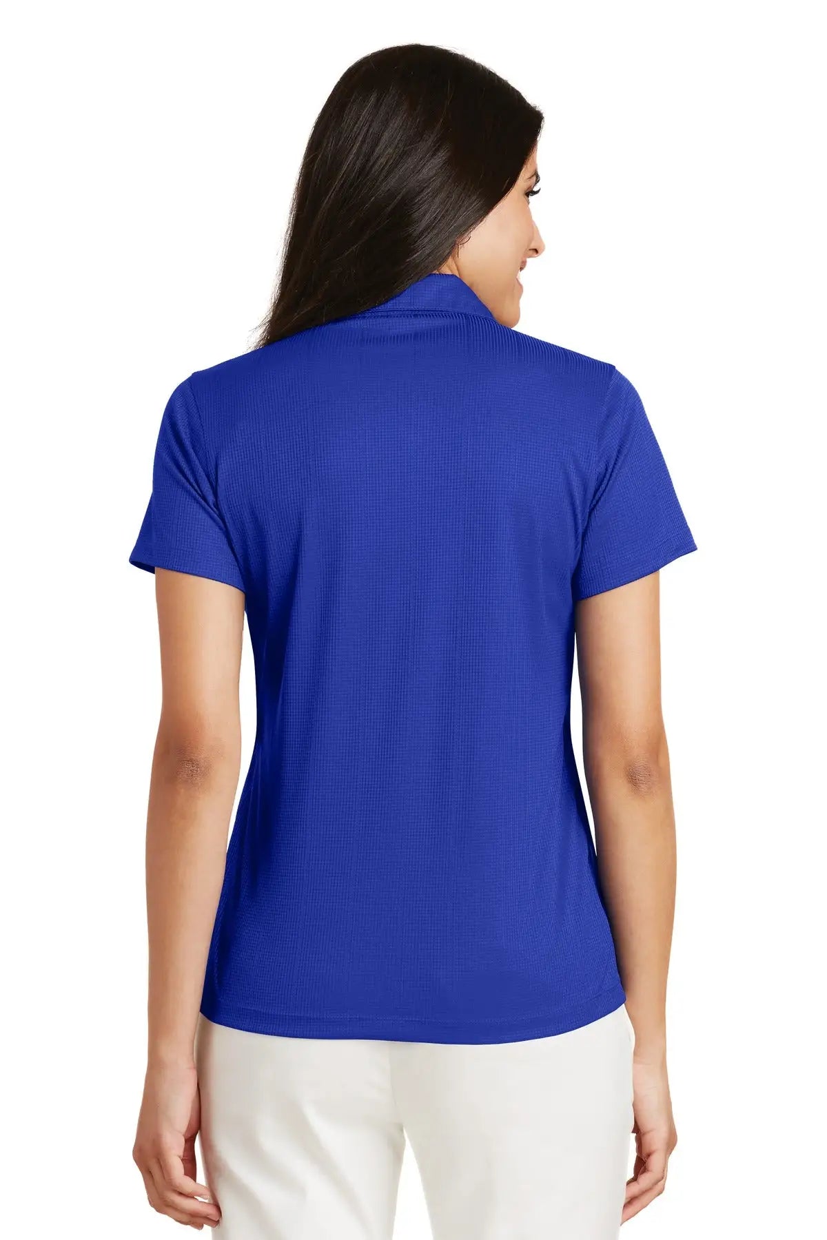 Port Authority L528 Women’s Performance Fine Jacquard Polo - Hyper Blue