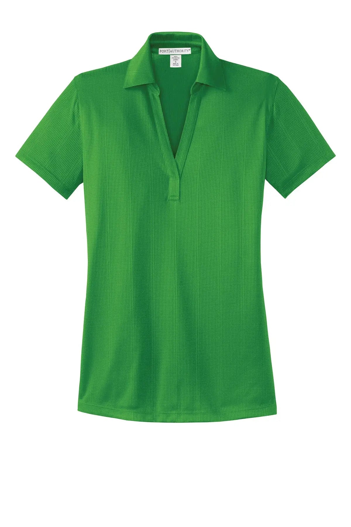 Port Authority L528 Women’s Performance Fine Jacquard Polo - Vine Green