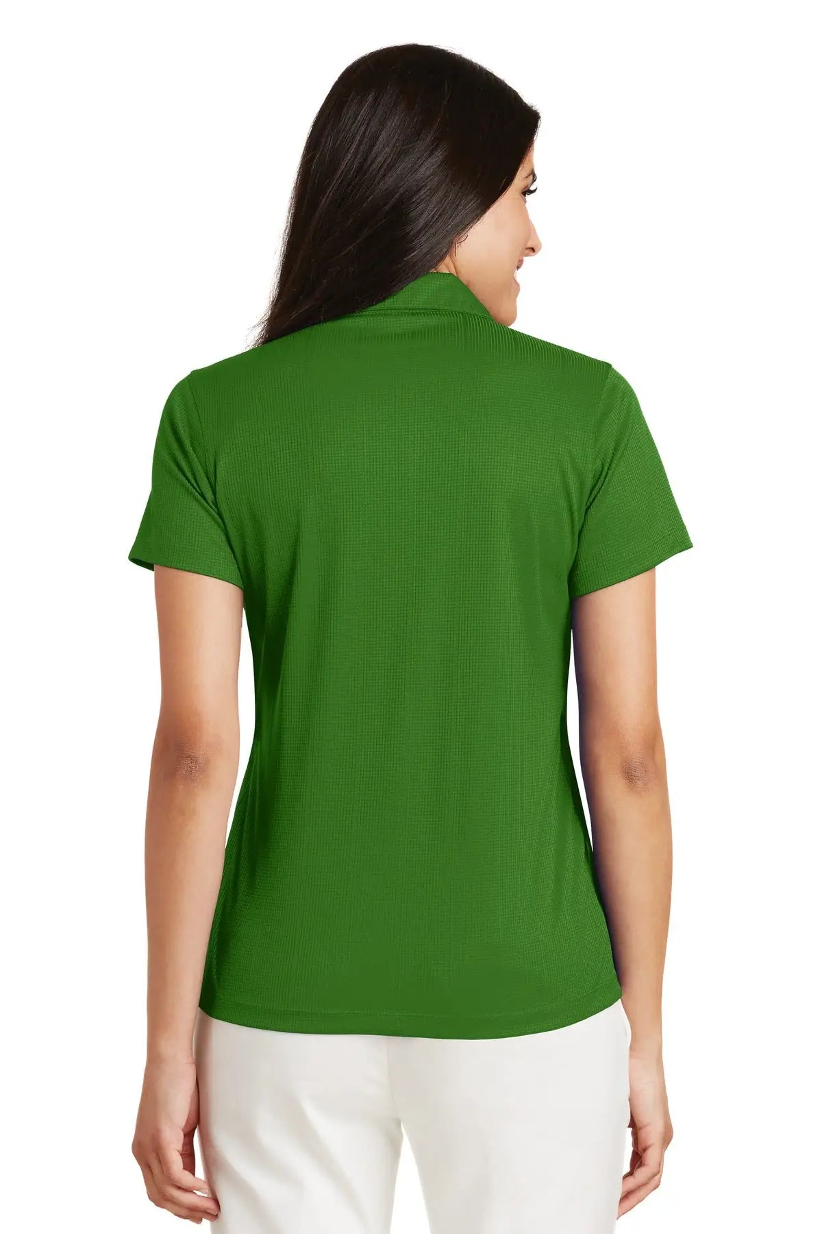 Port Authority L528 Women’s Performance Fine Jacquard Polo - Vine Green