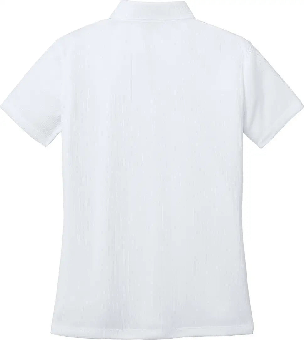Port Authority L528 Women’s Performance Fine Jacquard Polo - White