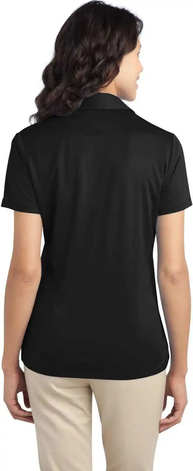 Port Authority L540 Ladies Silk Touch Performance Polo Black