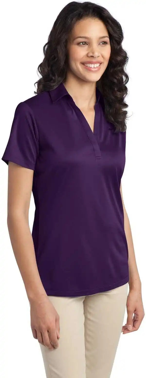 Port Authority L540 Ladies Silk Touch Performance Polo Bright Purple