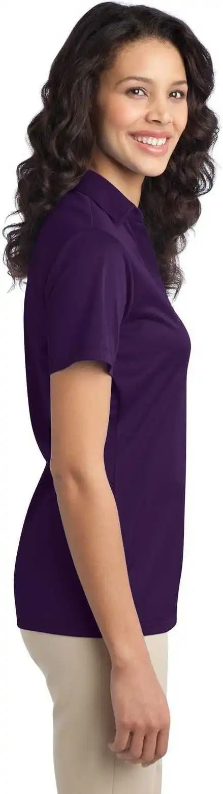 Port Authority L540 Ladies Silk Touch Performance Polo Bright Purple