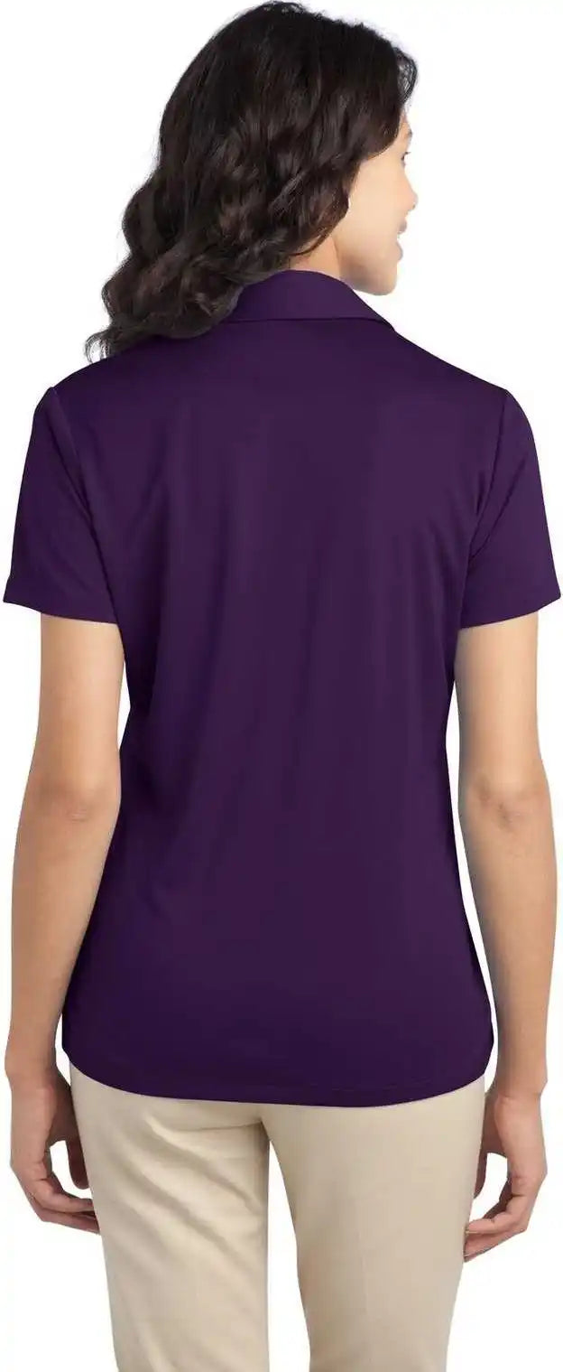 Port Authority L540 Ladies Silk Touch Performance Polo - Bright Purple