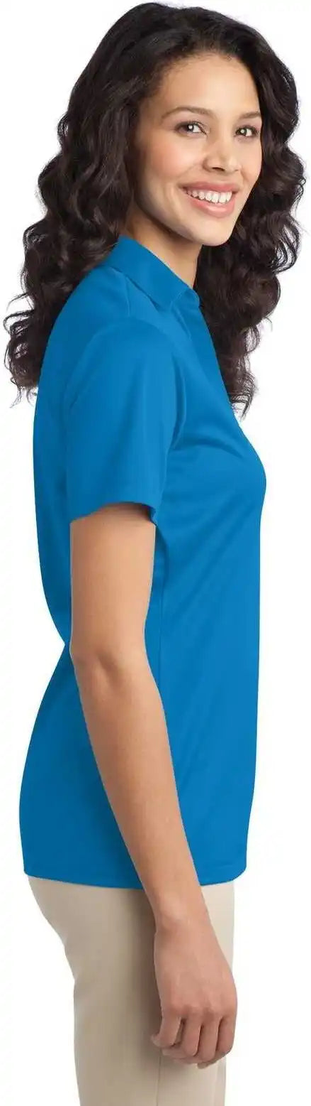 Port Authority L540 Ladies Silk Touch Performance Polo Brilliant Blue