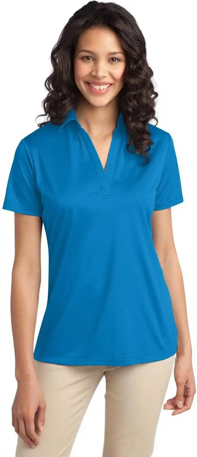 Port Authority L540 Ladies Silk Touch Performance Polo Brilliant Blue