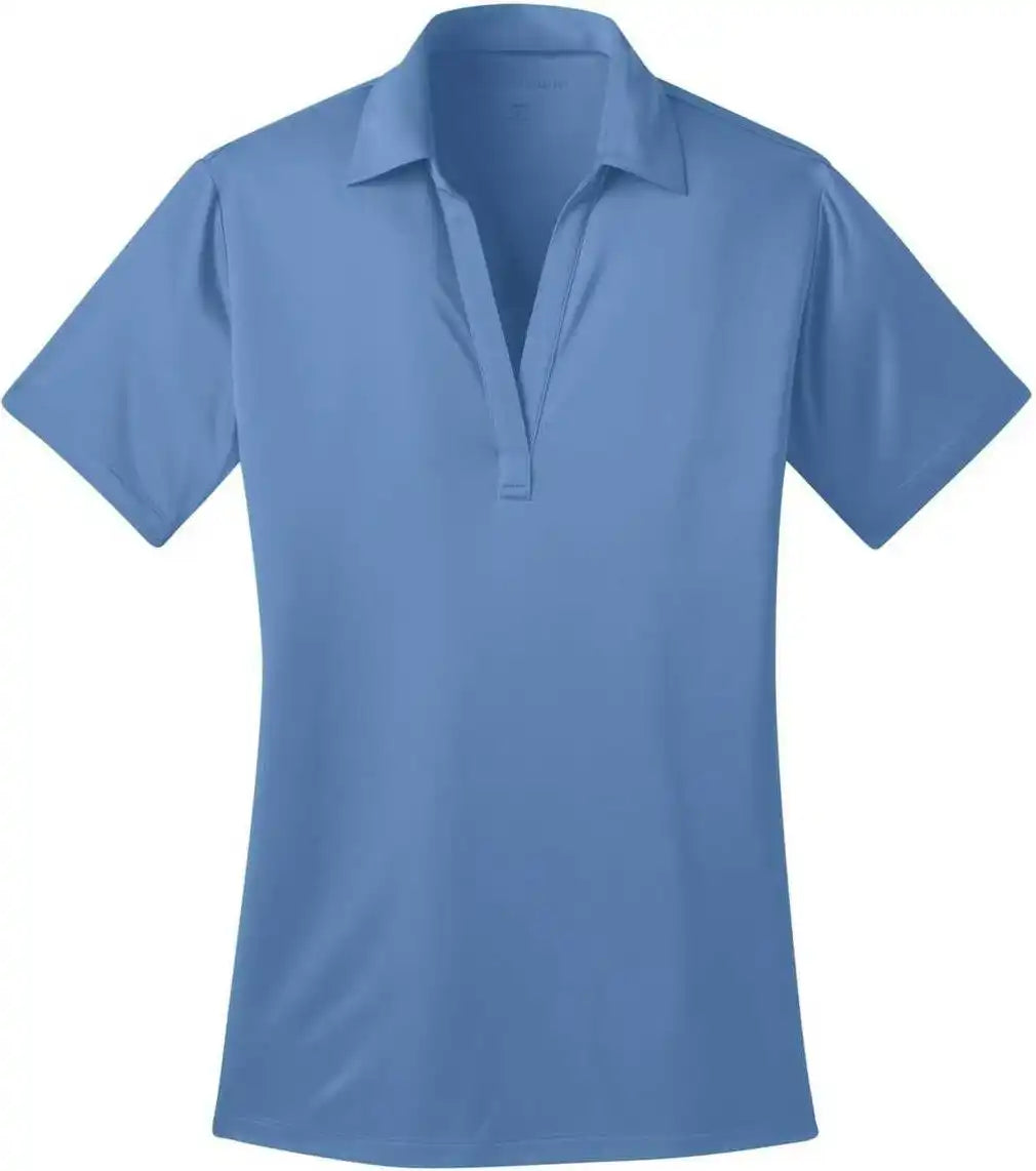 Port Authority L540 Ladies Silk Touch Performance Polo Carolina Blue