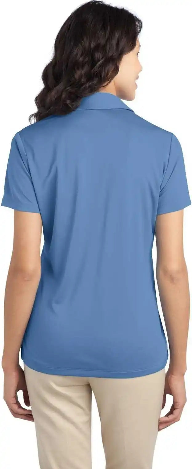 Port Authority L540 Ladies Silk Touch Performance Polo Carolina Blue