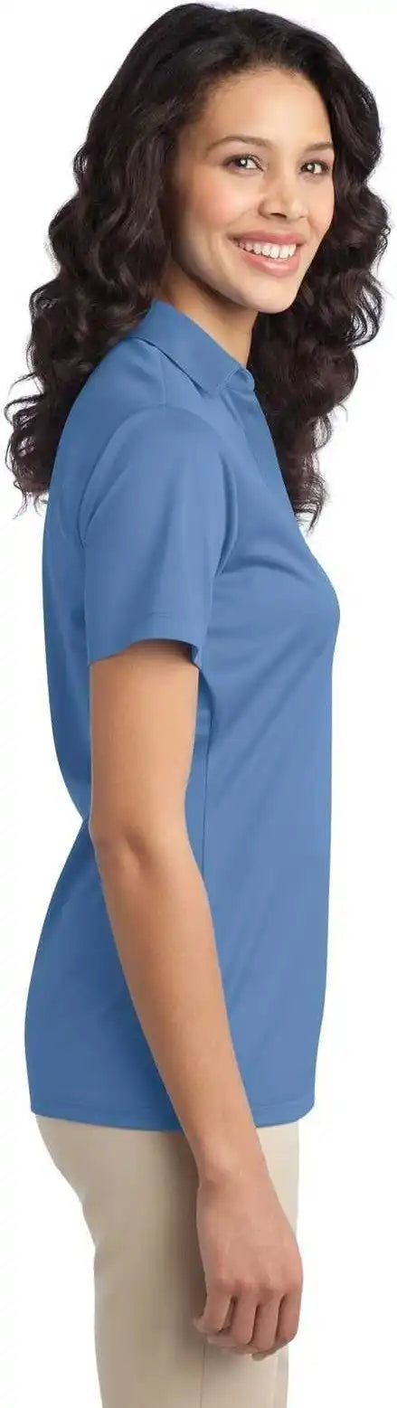 Port Authority L540 Ladies Silk Touch Performance Polo Carolina Blue