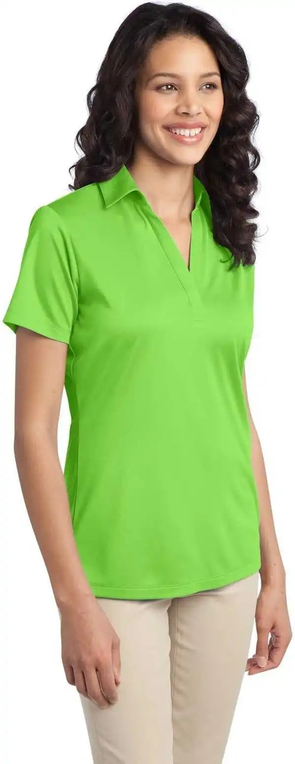 Port Authority L540 Ladies Silk Touch Performance Polo - Lime