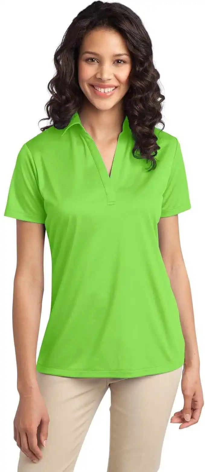 Port Authority L540 Ladies Silk Touch Performance Polo - Lime