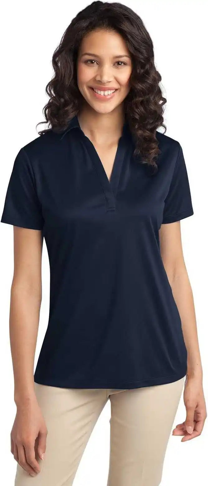 Port Authority L540 Ladies Silk Touch Performance Polo Navy