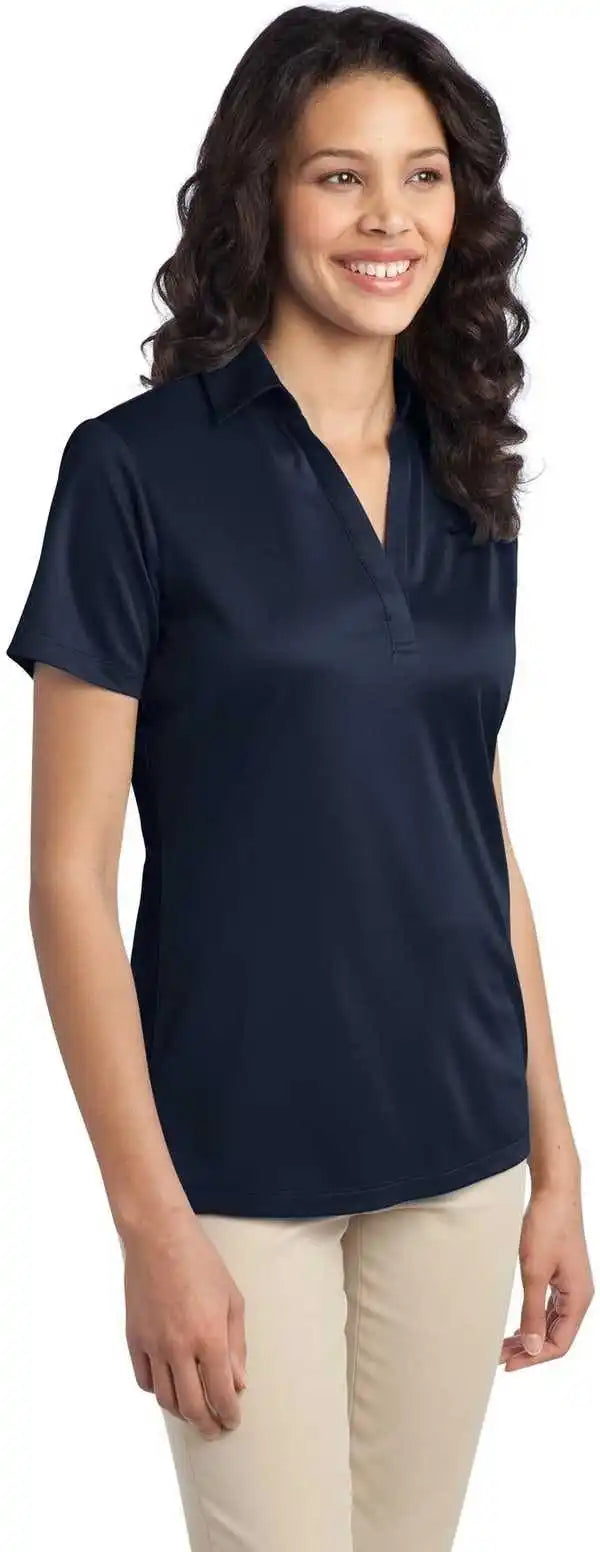 Port Authority L540 Ladies Silk Touch Performance Polo Navy