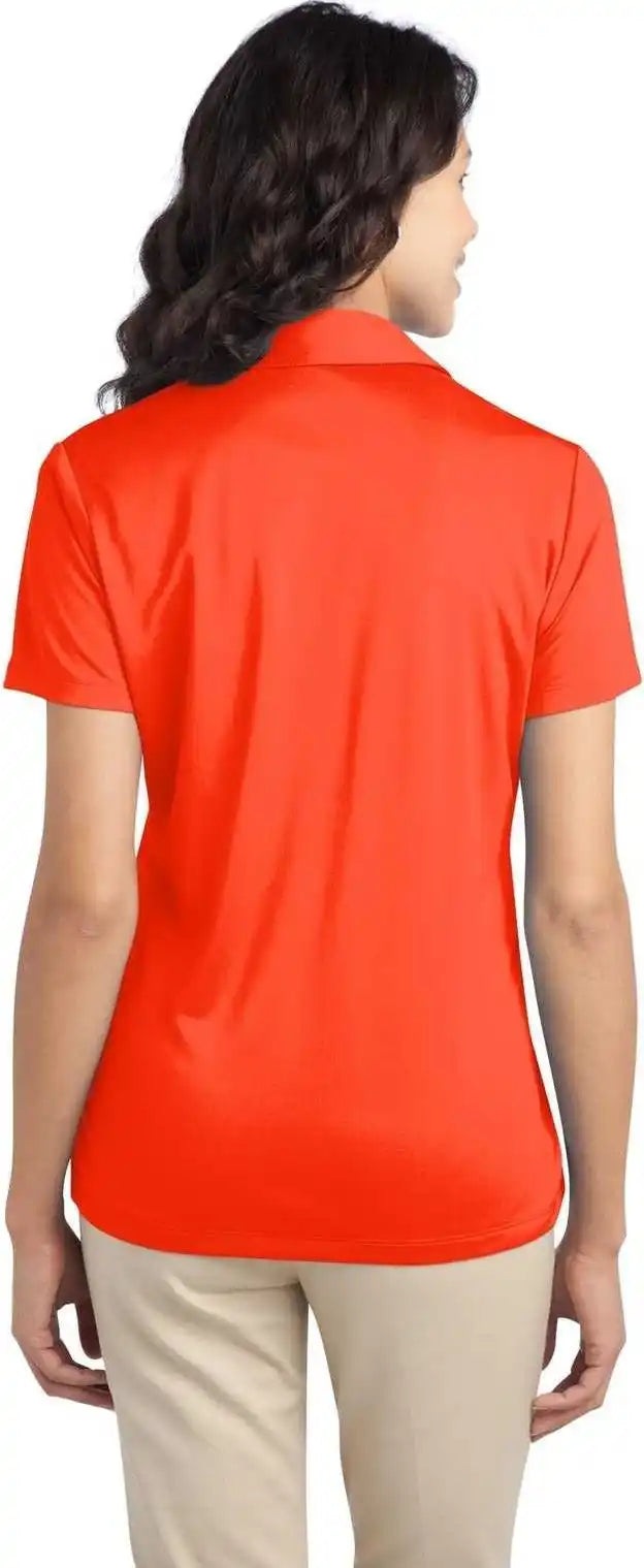 Port Authority L540 Ladies Silk Touch Performance Polo Neon Orange