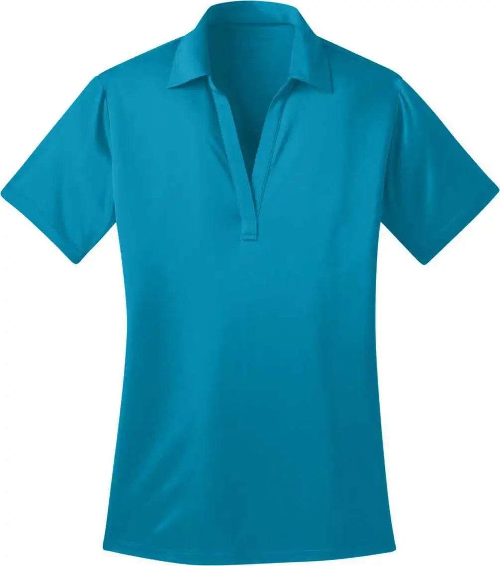 Port Authority L540 Ladies Silk Touch Performance Polo Parcelblue