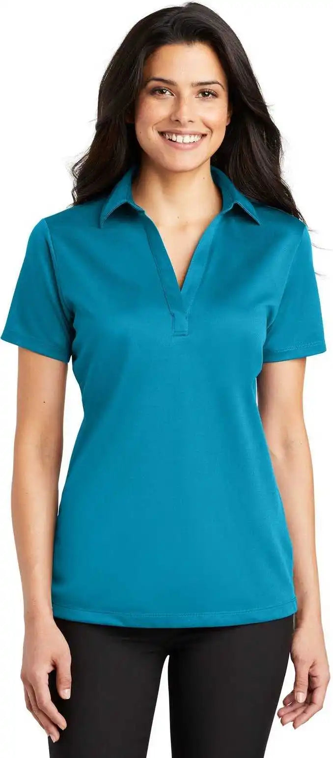 Port Authority L540 Ladies Silk Touch Performance Polo Parcelblue