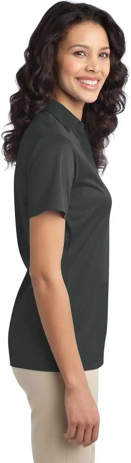 Port Authority L540 Ladies Silk Touch Performance Polo Steel Gray