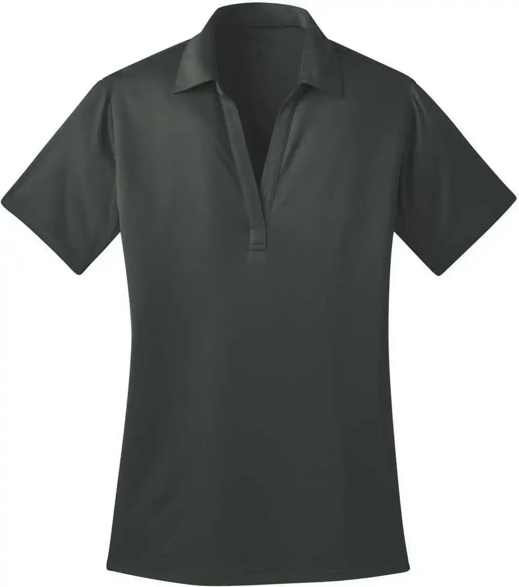 Port Authority L540 Ladies Silk Touch Performance Polo Steel Gray