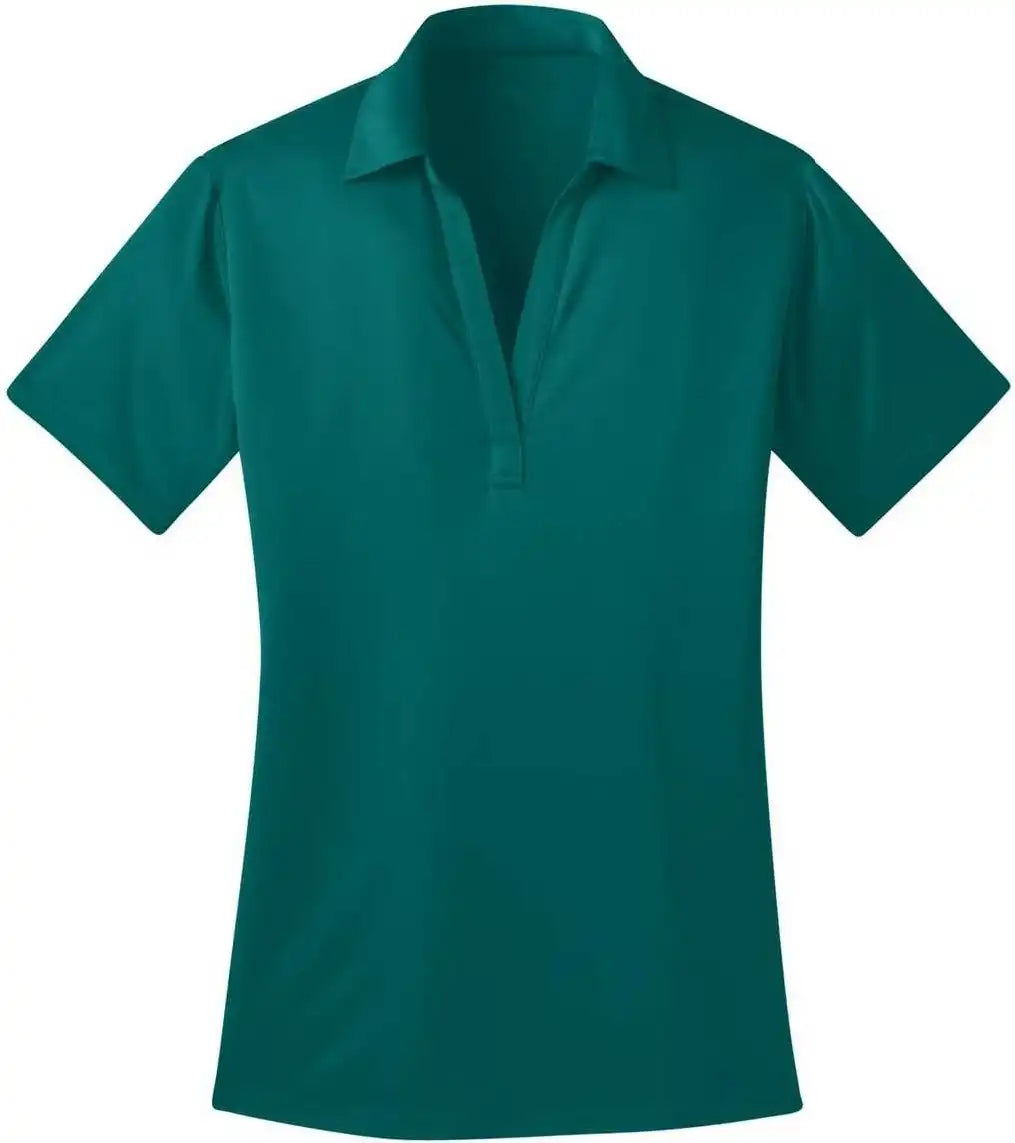 Port Authority L540 Ladies Silk Touch Performance Polo - Teal Green