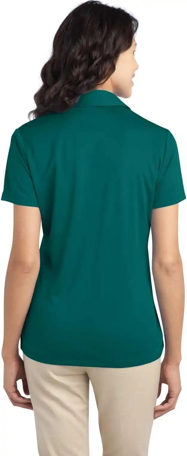 Port Authority L540 Ladies Silk Touch Performance Polo - Teal Green