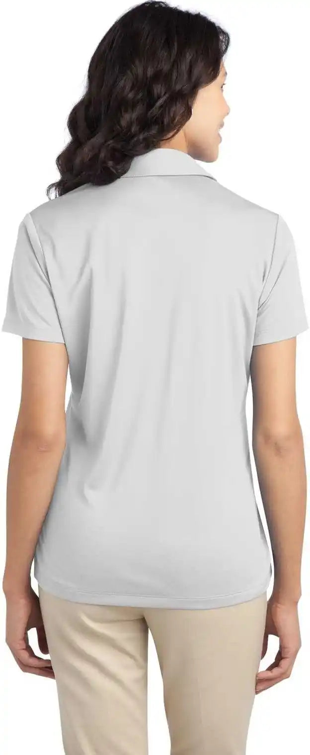 Port Authority L540 Ladies Silk Touch Performance Polo - White