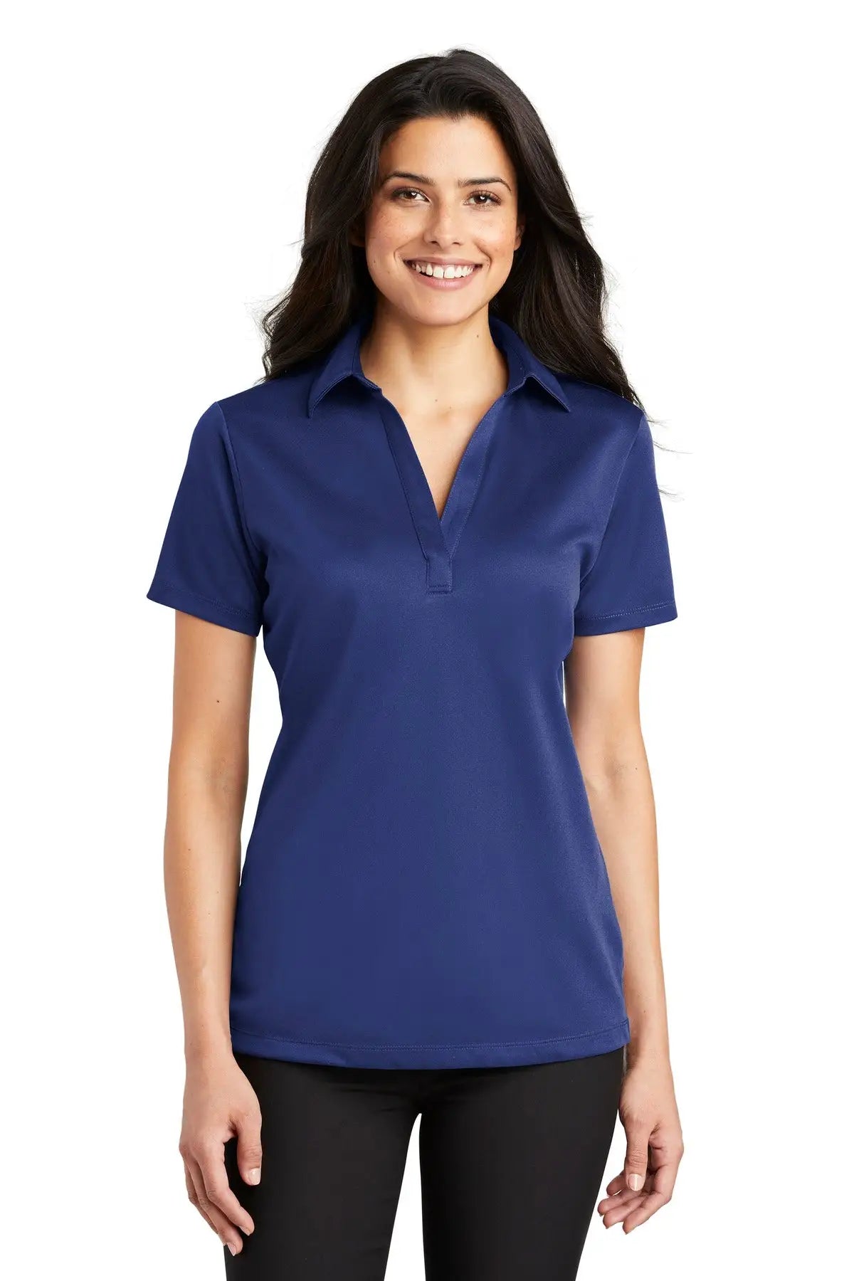 Port Authority L540 Women’s Silk Touch Performance Polo - Royal - Ladies Xs