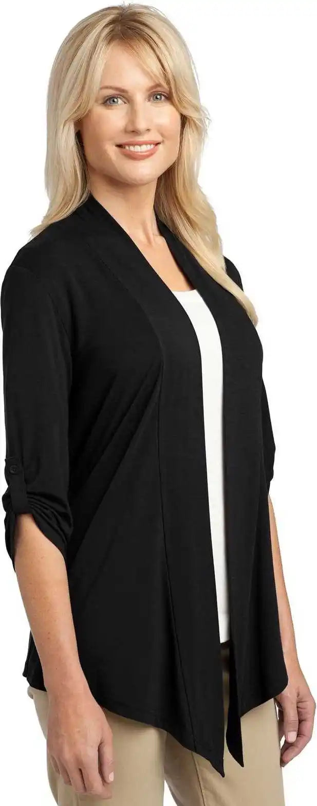 Port Authority L543 Ladies Concept Shrug Black