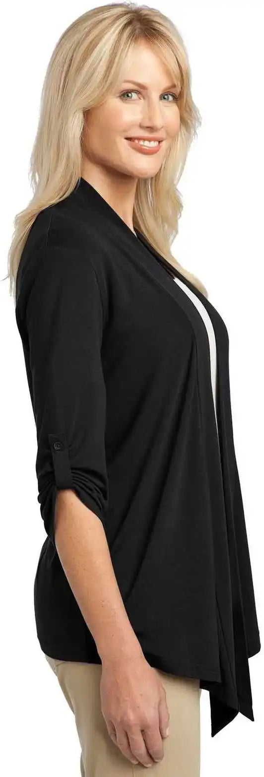 Port Authority L543 Ladies Concept Shrug Black