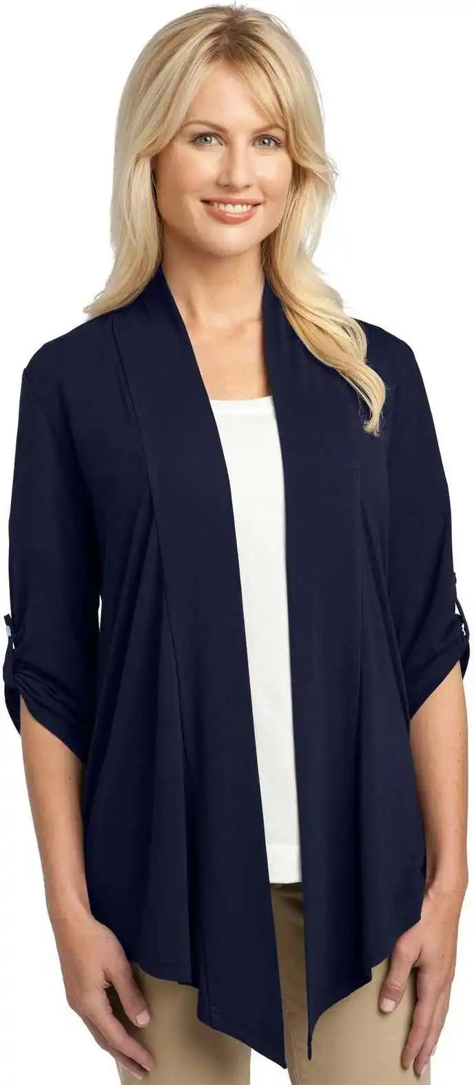 Port Authority L543 Ladies Concept Shrug Dress Blue Navy