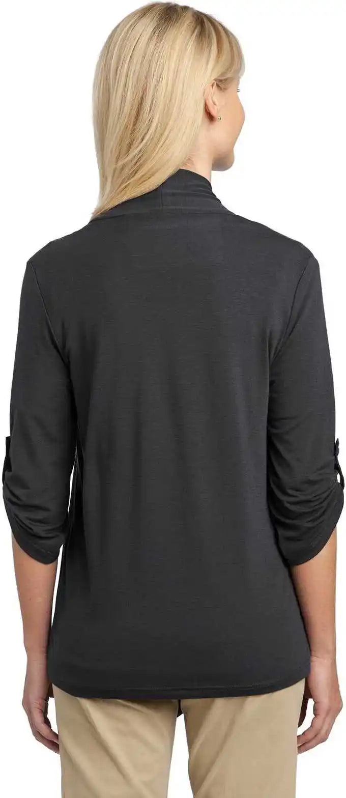 Port Authority L543 Ladies Concept Shrug Gray Smoke
