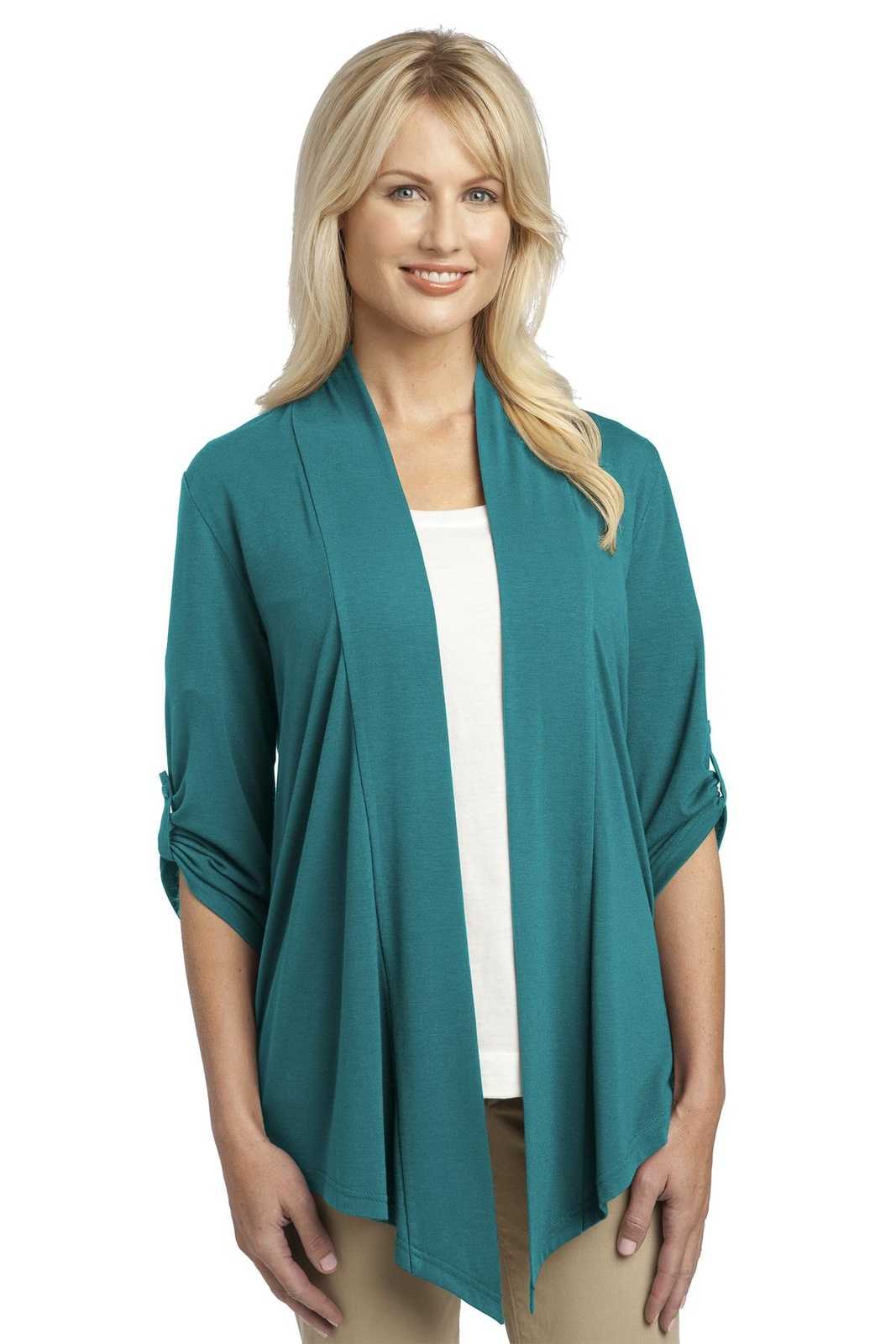 Port Authority L543 Ladies Concept Shrug - Teal Green