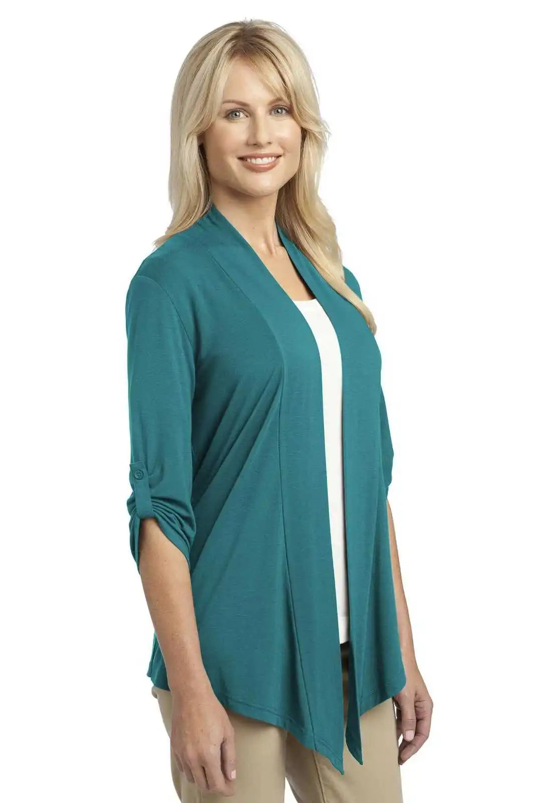 Port Authority L543 Ladies Concept Shrug - Teal Green