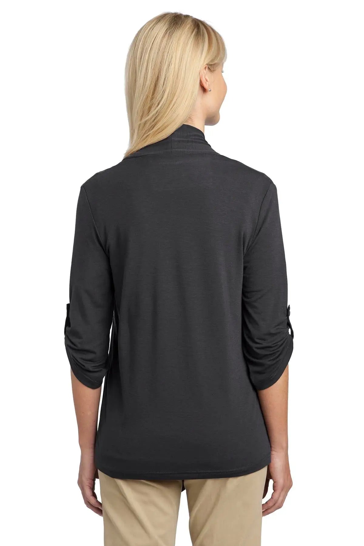 Port Authority L543 Women’s Concept Shrug - Gray Smoke