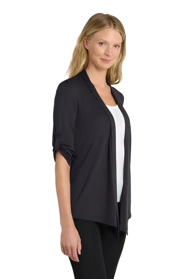Port Authority L543 Women’s Concept Shrug - Gray Smoke - Ladies Xs