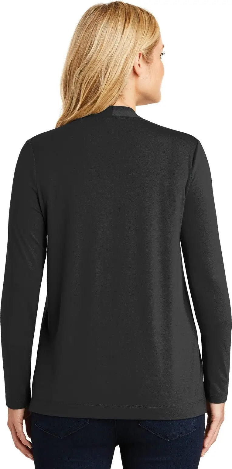 Port Authority L5430 Women’s Concept Open Cardigan - Black