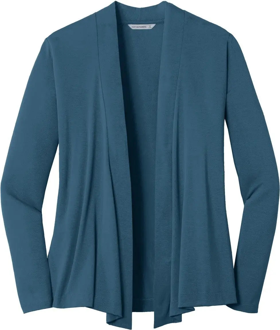 Port Authority L5430 Women’s Concept Open Cardigan - Dusty Blue