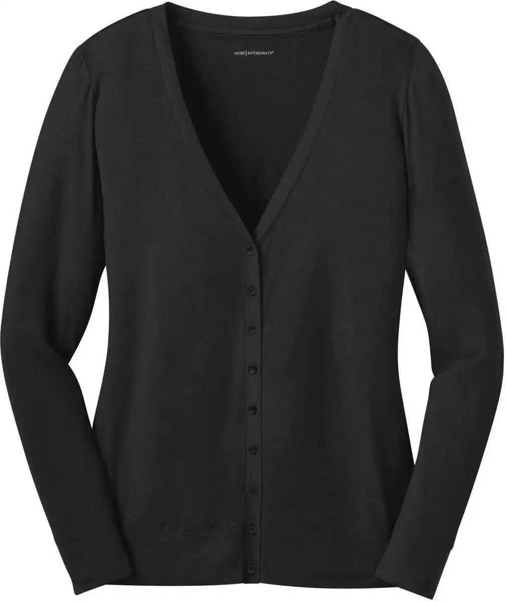 Port Authority L545 Ladies Concept Cardigan Black