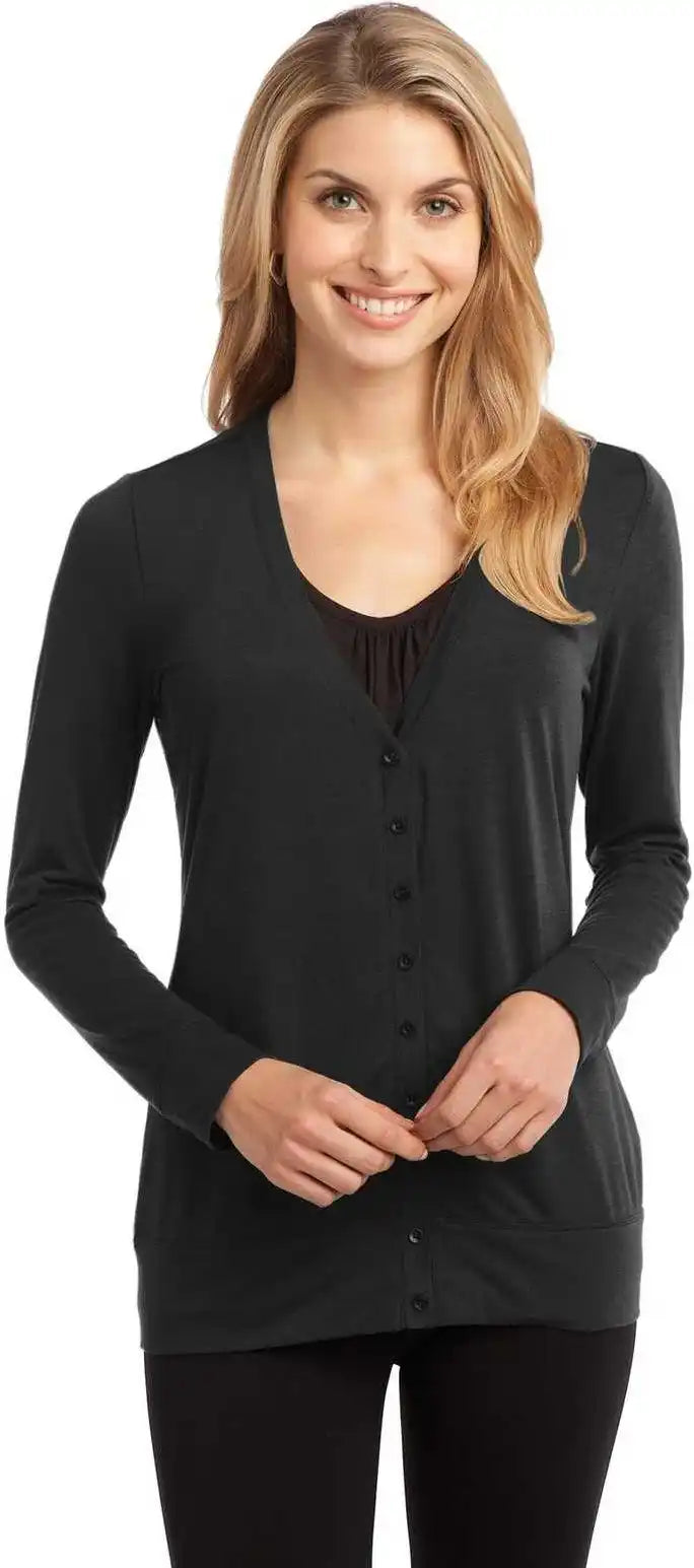 Port Authority L545 Ladies Concept Cardigan - Black