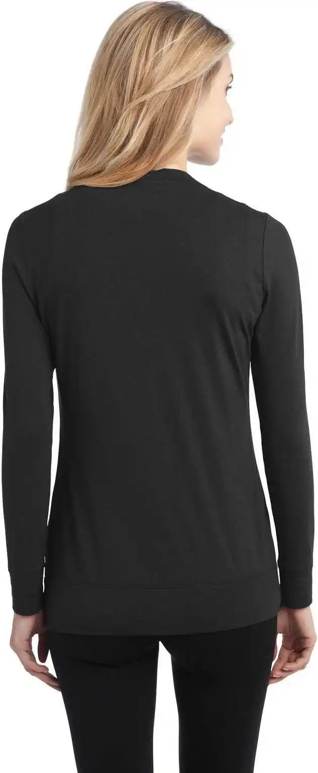Port Authority L545 Ladies Concept Cardigan - Black