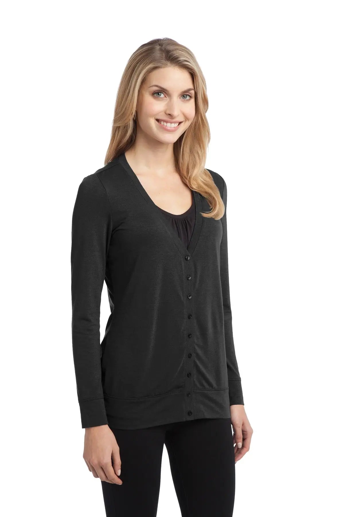 Port Authority L545 Women’s Concept Cardigan - Black