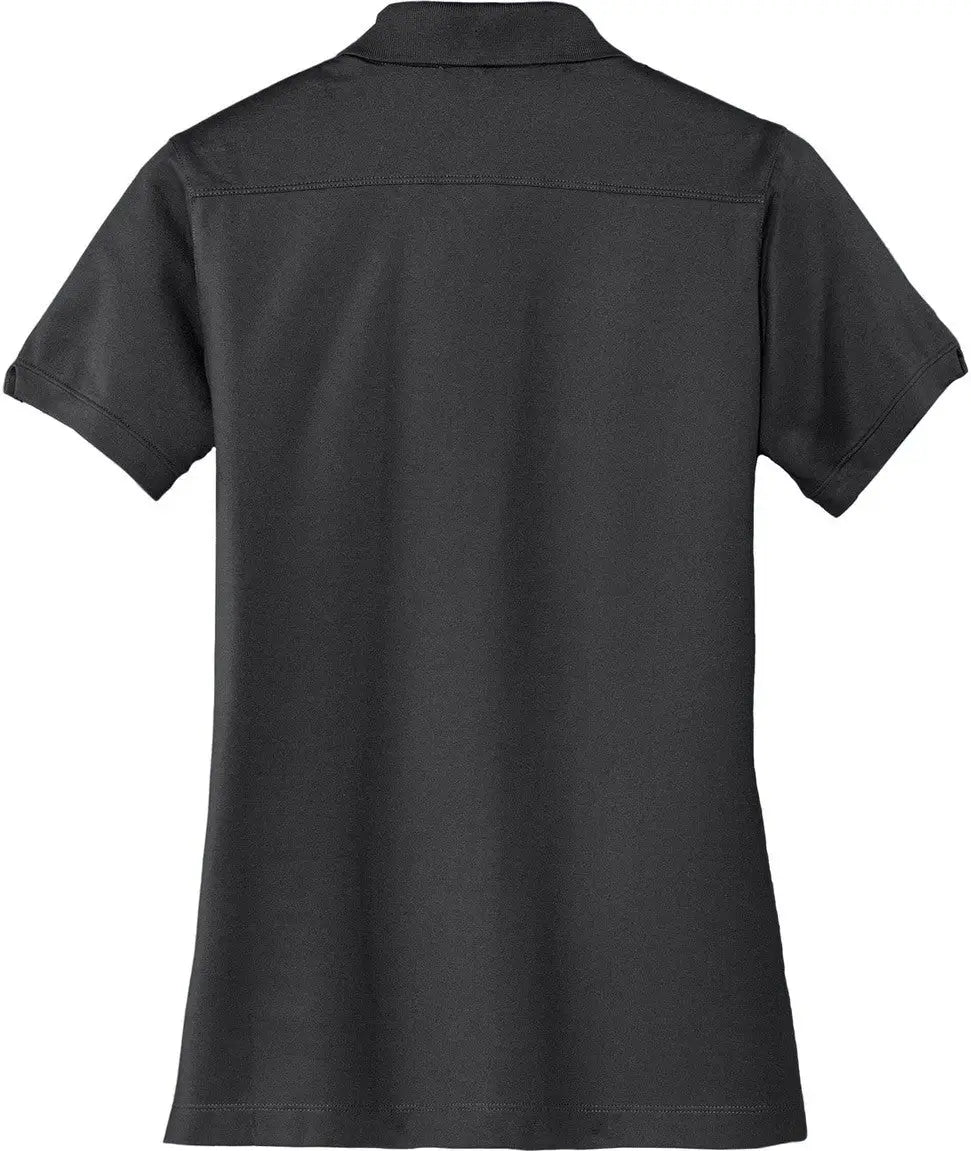 Port Authority L555 Women’s Stretch Pique Polo - Gray Smoke