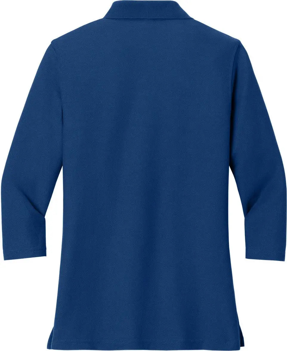 Port Authority L562 Women’s Silk Touch 3/4-sleeve Polo - Royal