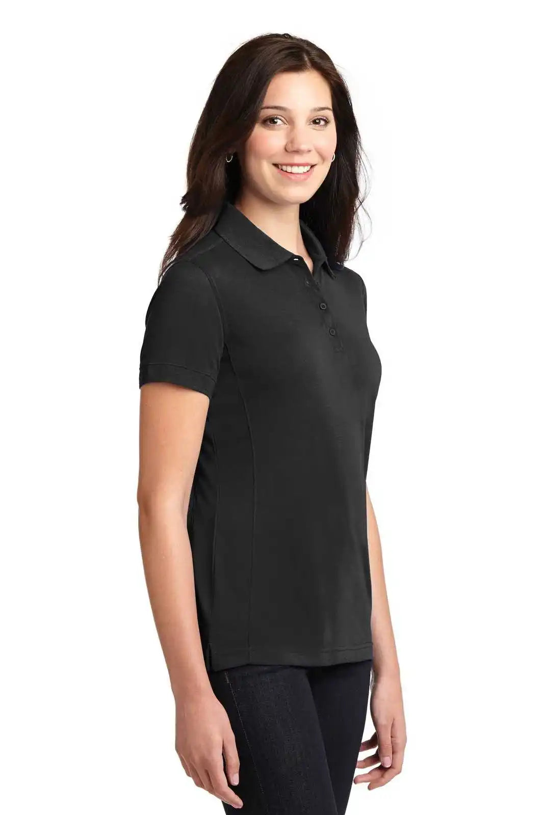 Port Authority L567 Ladies 5-in-1 Performance Pique Polo - Black