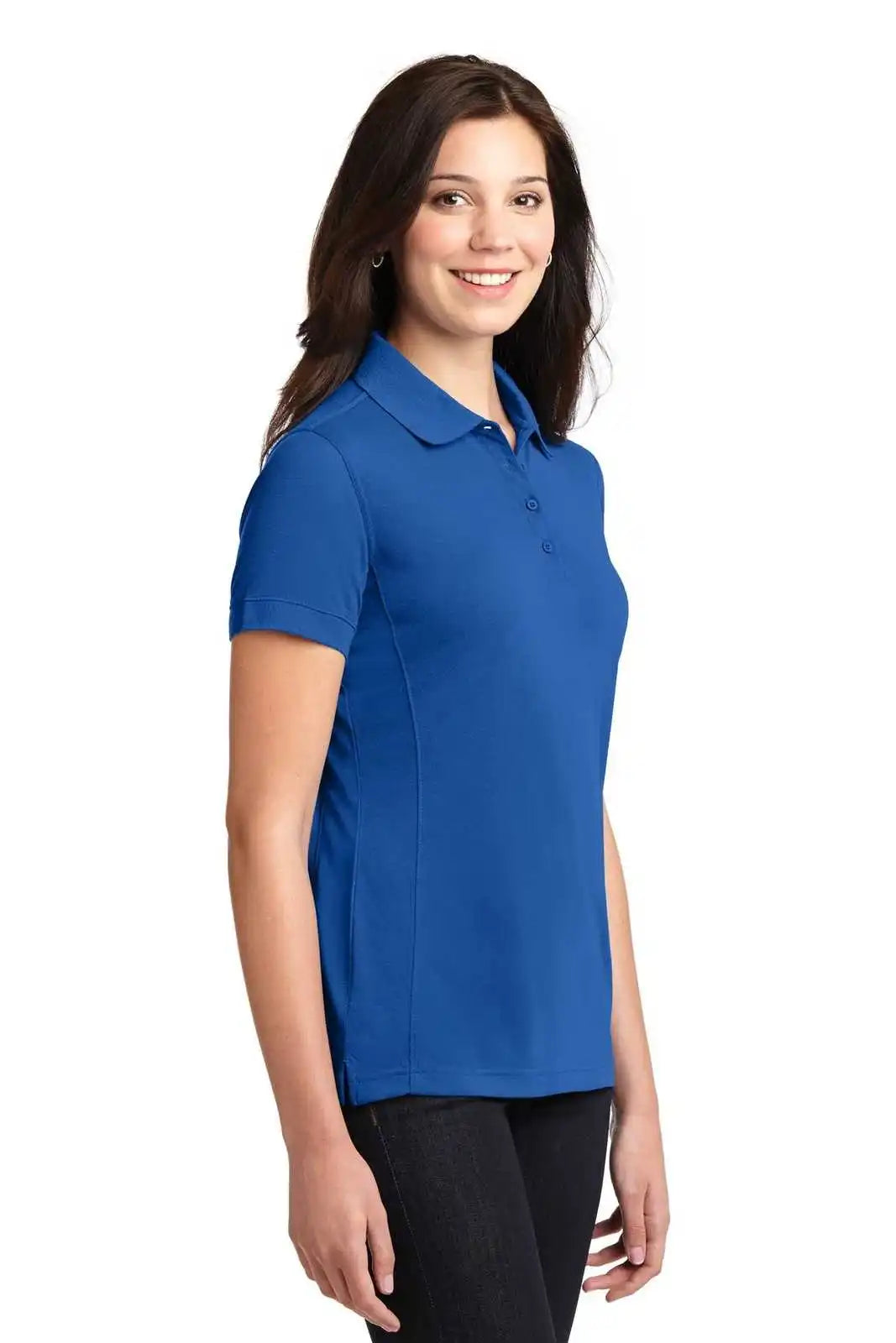 Port Authority L567 Ladies 5-in-1 Performance Pique Polo - Cobalt Blue
