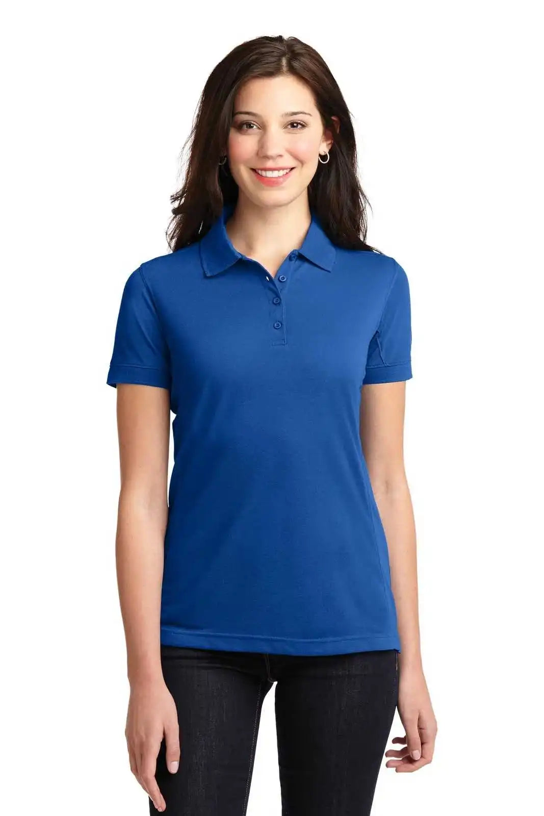 Port Authority L567 Ladies 5-in-1 Performance Pique Polo - Cobalt Blue