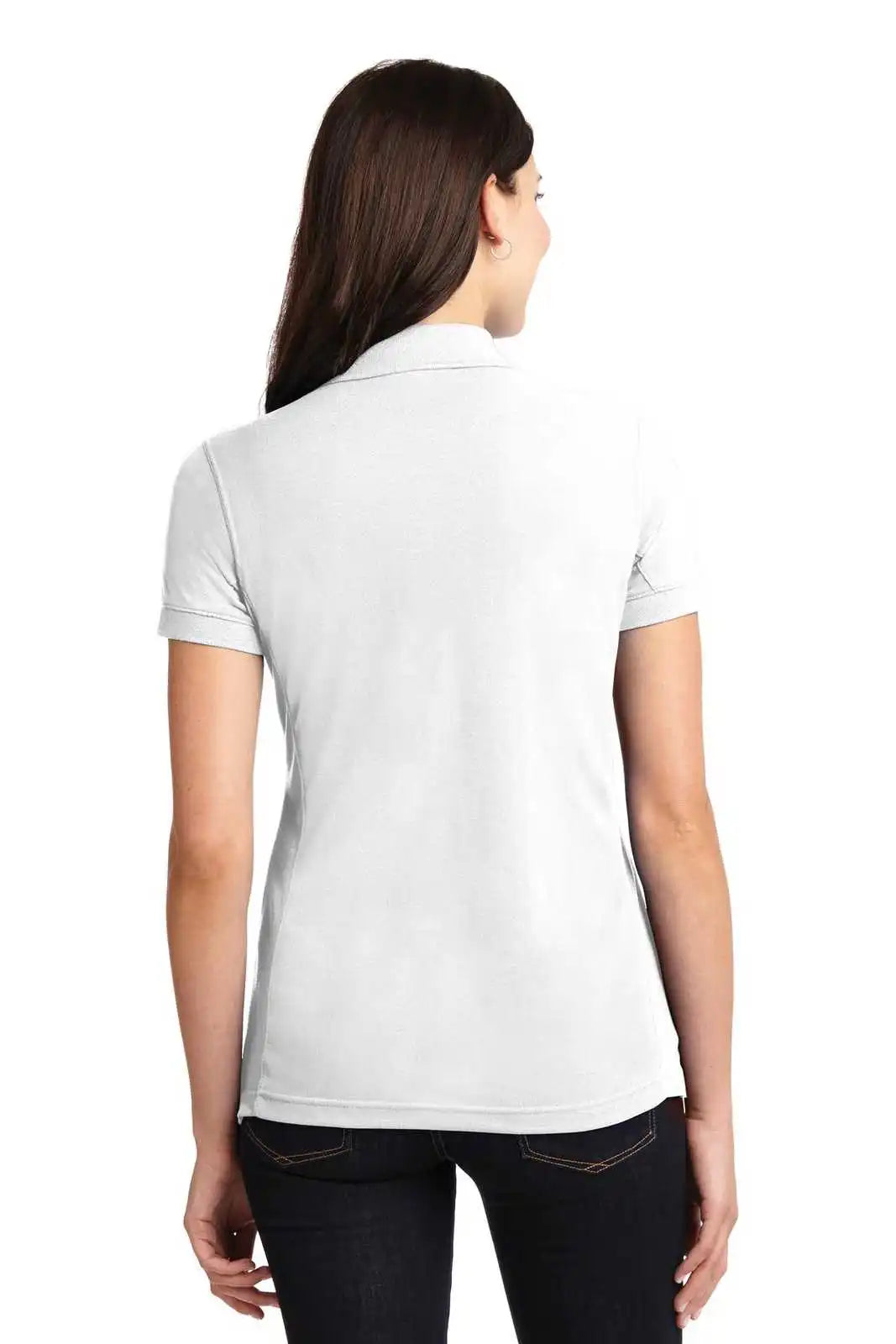Port Authority L567 Ladies 5-in-1 Performance Pique Polo - White
