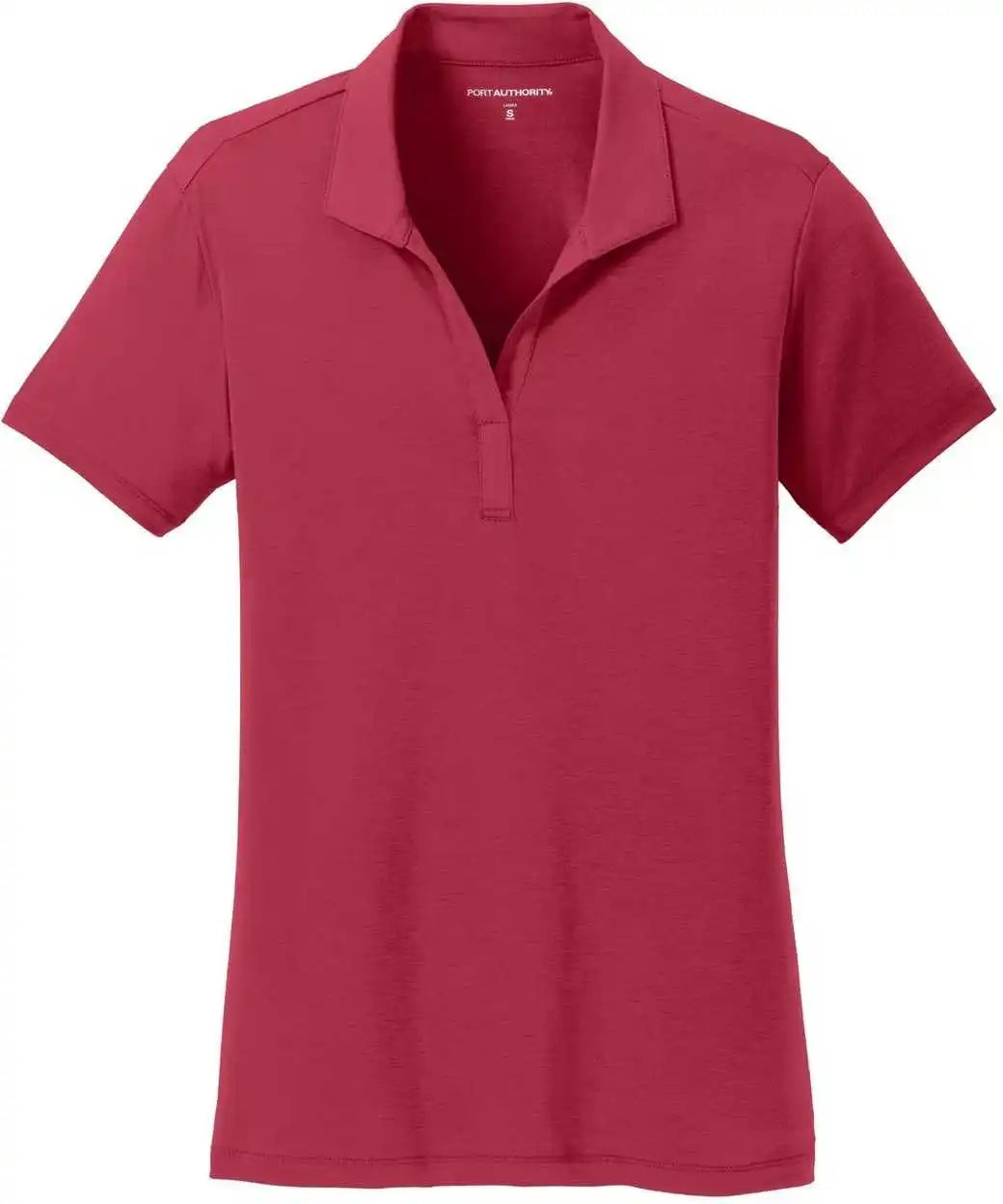 Port Authority L568 Ladies Cotton Touch Performance Polo Chili Red