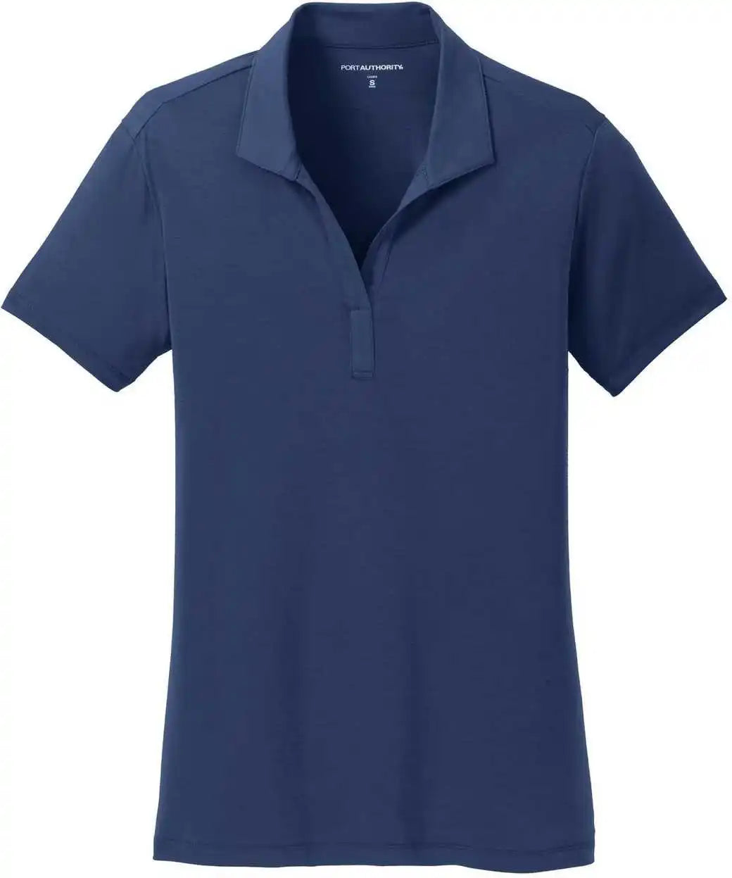 Port Authority L568 Ladies Cotton Touch Performance Polo Estate Blue